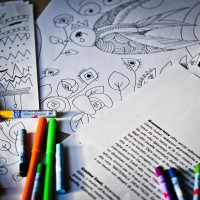 Gramma-libro da colorare per adulti, disegni realizzati da Cristina Comi